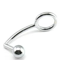Analinis kablys su gaidžio žiedu Dark Red Brand 45 mm Anal Hook