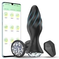Analinis vibratorius - masažuoklis, nuotolinio valdymo pultas + APP valdymas
