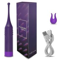 Moteriškas klitorio vibratorius, violetinė