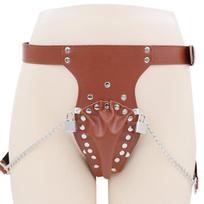 Penio narvas Dark Red Brand Chastity Belt, rudas