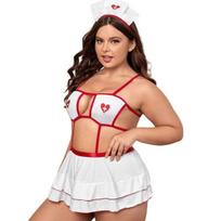 Seksualus moteriškas kostiumas Kinky Nurse
