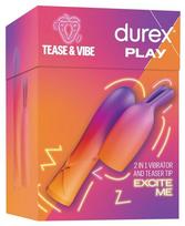 Vibratorius Durex Bunny 2in1, rožinis