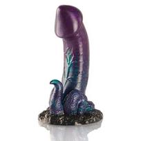 Varpos imitatorius Epic Basilisk Dildo Double Scaly Pleasure, violetinis
