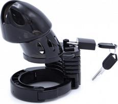 Penio skaistybės narvas Kiotos Bdsm Plastic Adjustable Chastity Device, juodas