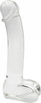 Varpos imitatorius Kiotos Glass Dildo, skaidrus