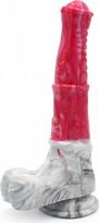 Varpos imitatorius Kiotos Monstar Dildo Beast 22, rožinis/pilkas