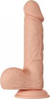 Varpos imitatorius Lybaile Beautiful Encounter Bahamut Dildo Flesh, smėlio spalvos