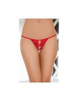 Kelnaitės stringai G-styga 2426, raudoni, S-L