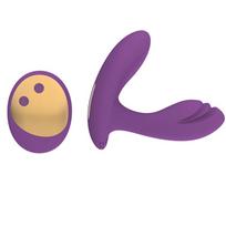 Nuotolinio valdymo pultelis dildo formos vibratorius, violetinis