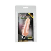 Vibratorius Mini Vibrating Penis, smėlio spalvos