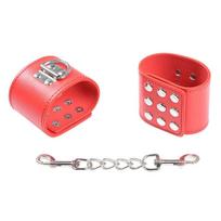 Antrankiai Ohmama Fetish Handcuffs, raudoni