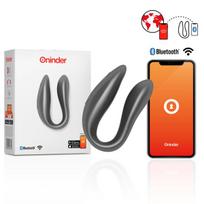 Oninder Double Pleasure poroms skirtas vibratorius su APP