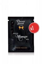 Masažo aliejus Plaisir Secret Creme Brulee, 3 ml