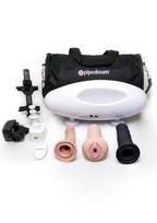 Sex machine sekso aparatas su masturbatoriumi viename