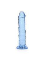 Tikroviškas dildo 18 cm, mėlynas