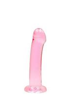 Varpos imitatorius su siurbtuku Non Realistic Dildo - 6,7''/ 17 cm, rožinė