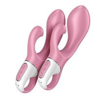 Vibratorius Satisfyer Air Pump Bunny 2 Inflatable Rabbit, rožinis