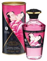 Šildantis masažo aliejaus Shunga Raspberry Feeling, 100 ml