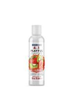 Lubrikantas Swiss Navy 4 in 1 Straw-Kiwi Pleasures, 30 ml