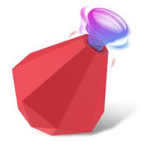 Kliitori stimuliatorius Diamond, 10 režimų