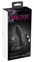 Vibratorius Xouxou RC E-Stim G&P-Spot, juodas