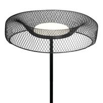 LED toršeras OSRAM MESH FLOOR, 18,5W 3000K 1930lm, plienas/medis, Ø40x161cm