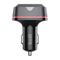 Budi USB + 2x USB-C 60W PD automobilinis įkroviklis