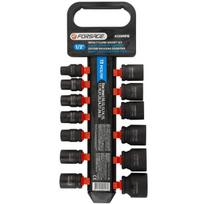 Smūginių galvučių rinkinys 1/2" 10-32 mm 13el