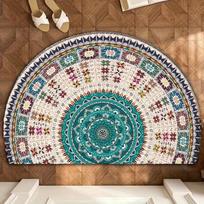 Mandala rašto durų kilimėlis, 40 x 60 cm (15,7 x 23,6 colio)