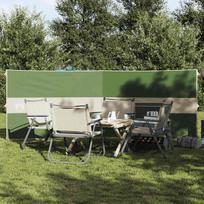 Camping Windbreak Green 344x120 cm Atsparus vandeniui, 344 x 120 cm