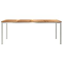 Lauko Valgomojo Stalas 200x90x74.5 cm Solidus Medis Tikmedis