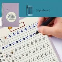 Matematikos ir piešimo mokymosi knygos, Anglų raidės