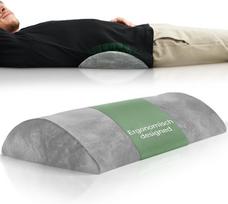 Ergonomiška juosmens pagalvė lovai ir sofai - pilkos spalvos