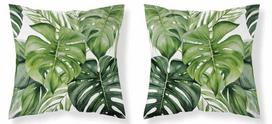 Dekoratyvinė pagalvė 45x45 Floral Monstera Boho Green