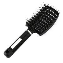 Originalus plaukų šepetys Magic Hair Comb Detangling plaukų šepetys Detangle Lice Masažinės šukos Moterims Tangle Kirpyklos Įrankiai, Juoda