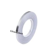 Lipni dekoratyvinė juosta tarpams, 0.5 cm pločio, sidabrinė,  Sidabrinė folijos spalva 50metrų*0,5cm