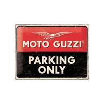 Metalinė plokštė 30x40 cm / Moto Guzzi Parking Only