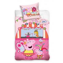 Vaikiškos patalynės komplektas Peppa Pig, 140×200 cm, 2 dalių