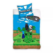 Minecraft vaikiškas patalynės komplektas, 140x200, 2 dalių