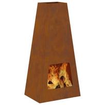 Ugnies duobė 50x35x100 cm Oro sąlygoms atsparus plienas