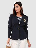 Švarkas moterims Alba Moda 810-1716, mėlynas, 34