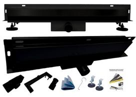 AQUA HEATING DUŠO LATAKAS JUODAS BLACK 2in1 PLYTELIŲ KLIJAVIMUI SIENŲ ŠONINIŲ PLONO NERŪDIJANČIO PLIENO