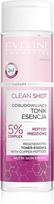 Veido tonikas Eveline Cosmetics Clean Shot 5% complex, 200 ml