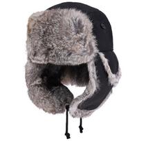 Fox Outdoor Žieminė kepurė su ausų apsauga, surišama po smakru, juoda