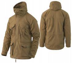 Karinė striukė vyrams Helikon-Tex SAS Smock Duracanvas, ruda