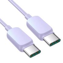 USB Kabelis Joyroom 'S-CC100A14' violetinis 'Type-C / Type-C' 120cm (iki 100W)