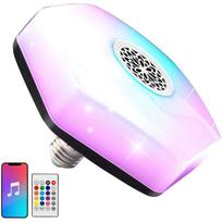 LED spalvota RGBW lemputė su Bluetooth ir nuotoliniu valdymo pultu