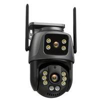 360º WiFi 4K 8MP Dviguba Lęšių Kamera
