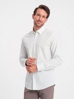 Marškiniai vyrams Ombre Clothing 124416-7, balti, S