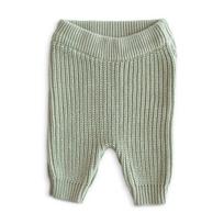 Mushie megztos kelnės Chunky Knit Pants Light Mint (įvairūs dydžiai)